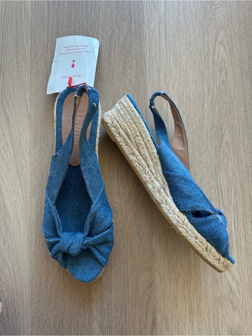 Rouje Estelle Espadrilles in Denim Blue